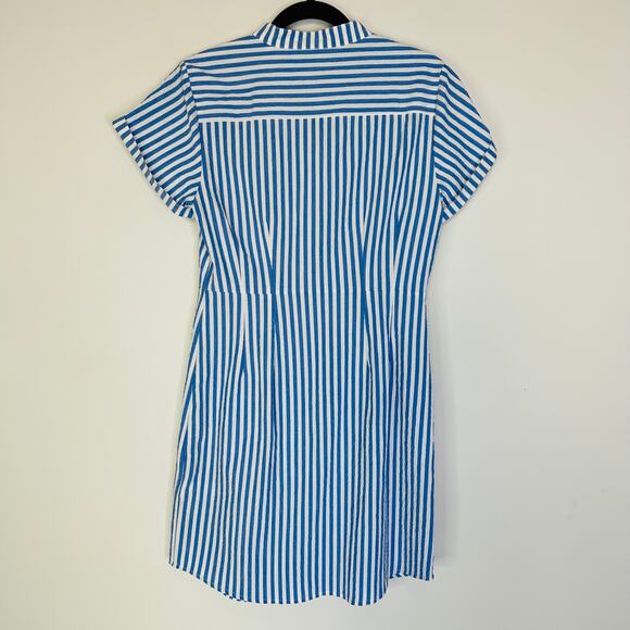 UNTUCKit Cybil Dress in Blue & White Stripe size 6 - Picture 6 of 10